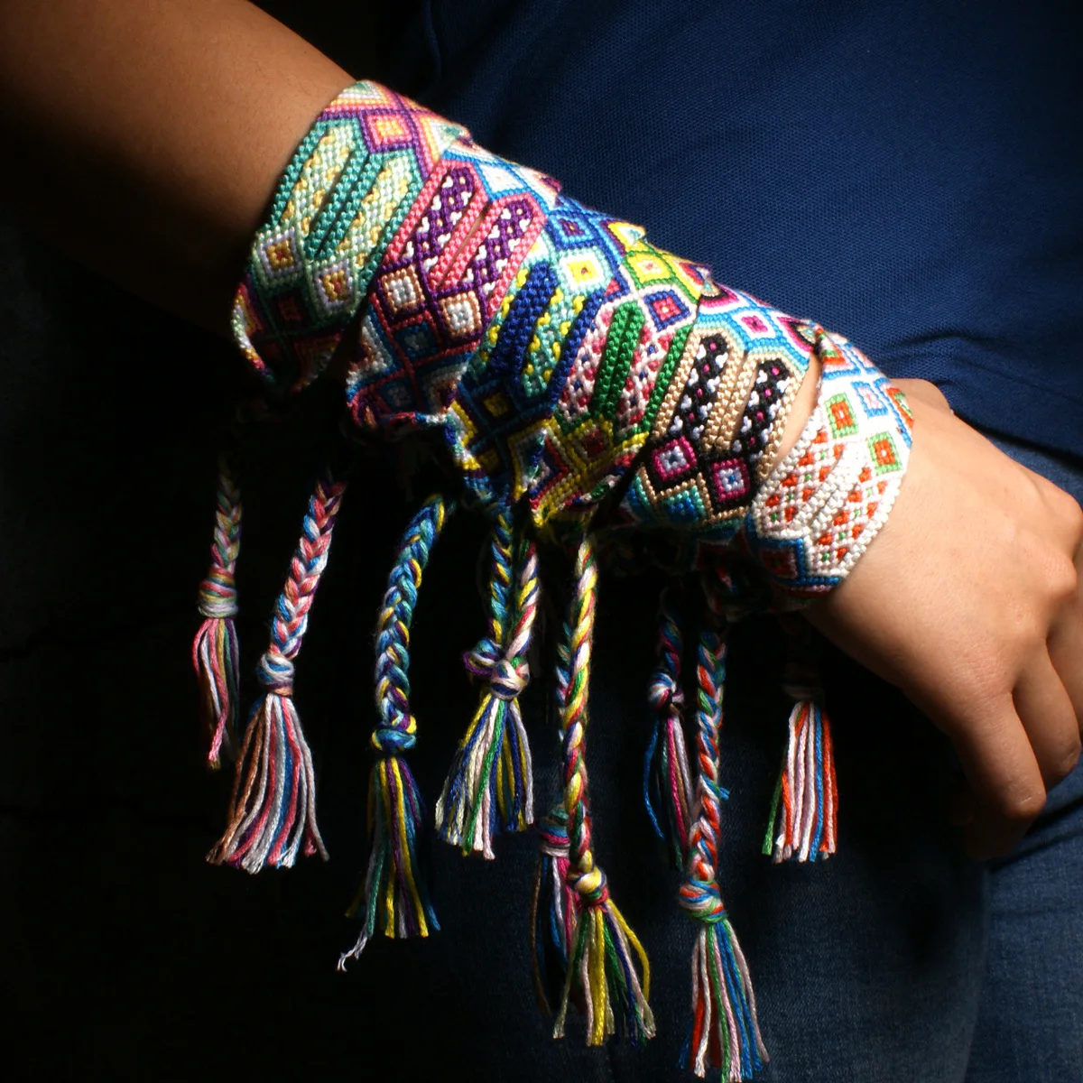 ##BUY Hot Selling Bohemian Thread Bracelet Nepal Ethnic Handmade Charm Woven Rope String Hippy Cotton Friendship Bracelets For Men