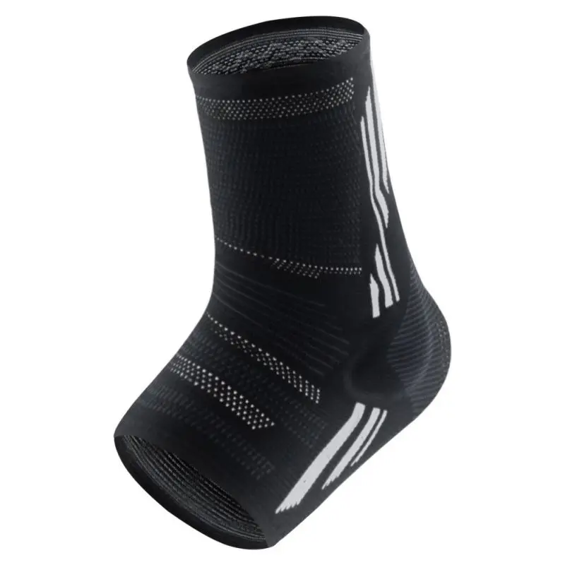 1 PC Sport Ankle Brace Knitted Sleeve Sports Socks With Silicone Elastic Breathable Ankle Support Pad For Basketball Football - Цвет: Серый