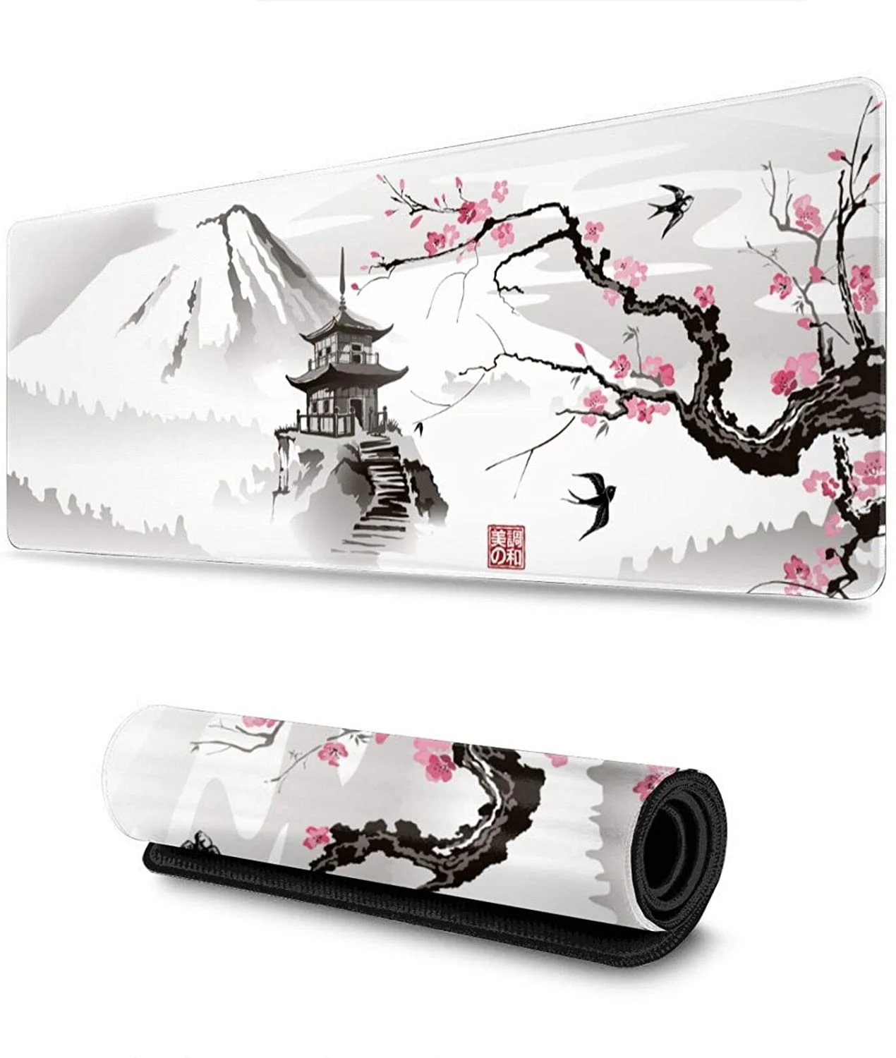 Коврик для мыши Sakura на заказ компьютерные настольные коврики мягкий коврик из