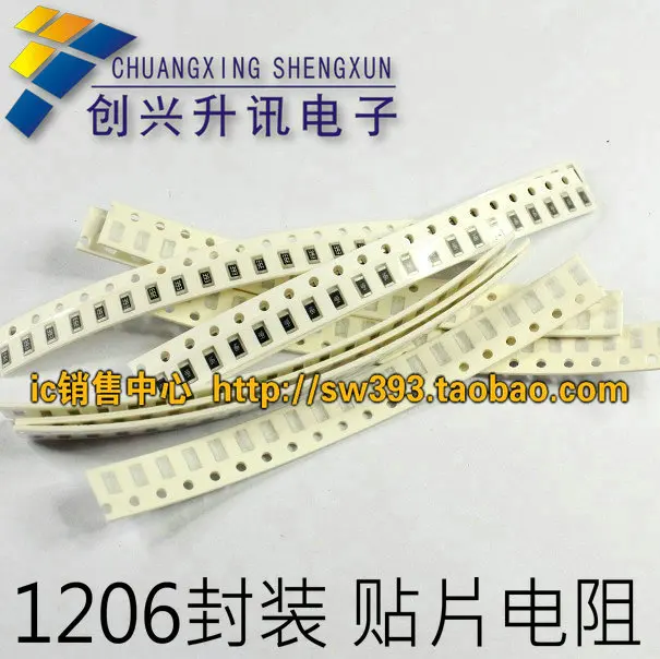 Бесплатная доставка. 1206 SMD резистор 3 K код 332 точность 5% ($1 7 = 100) | Обустройство дома
