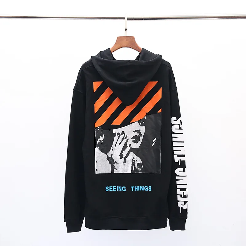 19SS OFF-WHITE OW мужская толстовка с капюшоном Мэрилин Монро оптом