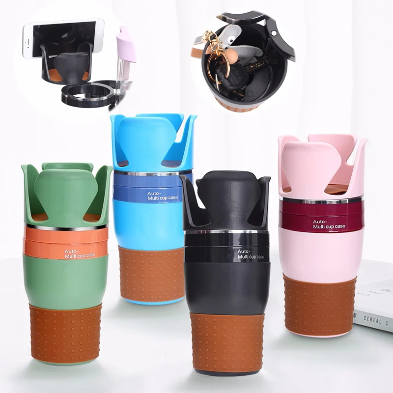 

Multifunction Car Rotating Storage Cup Holder Porta Copos Para Carro Universal Drinking Bottle Holder Portavasos for bmw e46 e60