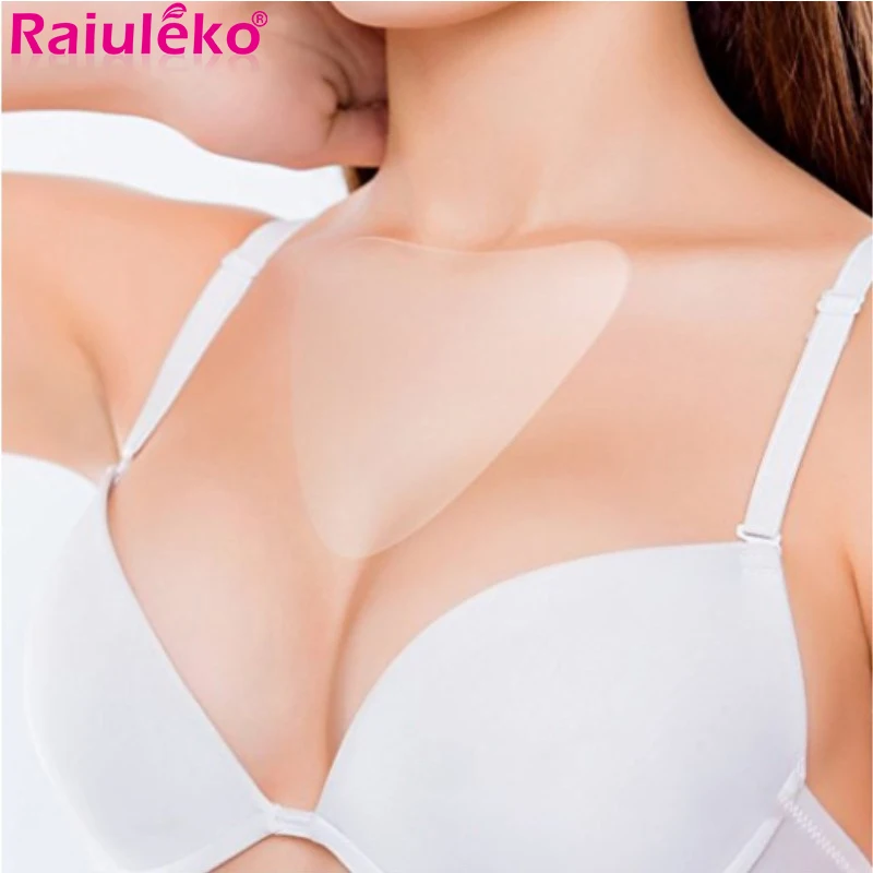 Self Adhesive Anti Wrinkle Chest Pad Reusable Anti aging Silicone