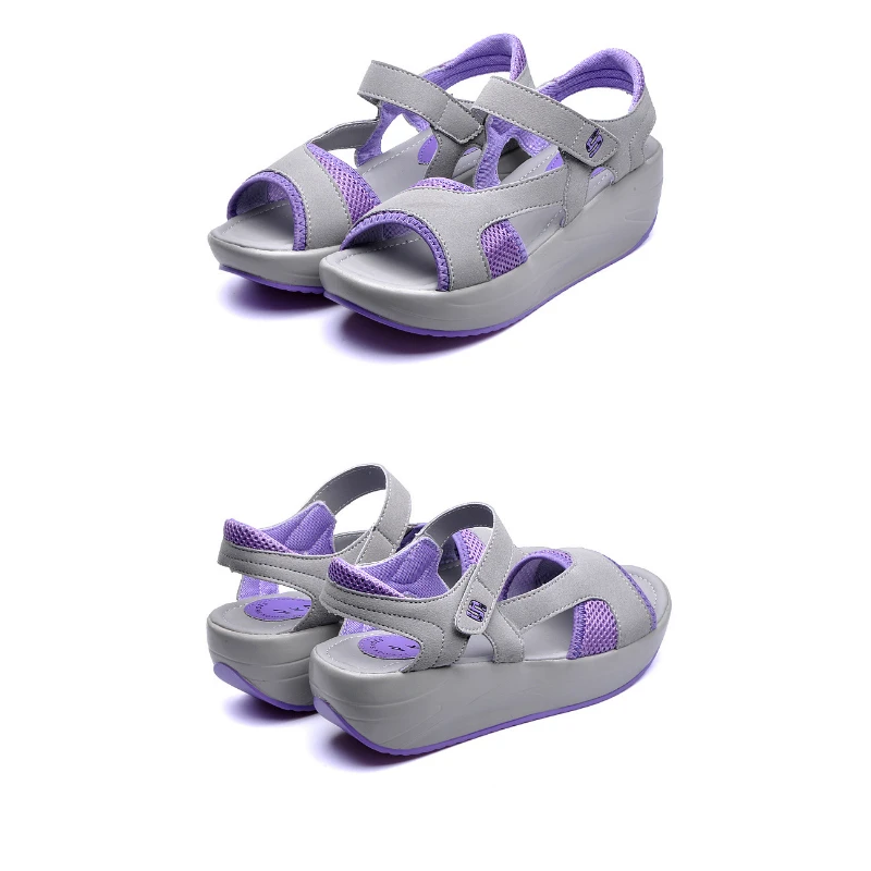 2020 Summer Platform Sandals Women Wedges Fashion Casual Gladiator Shoes Woman Mesh Breathable Ladies Sandals High Quality