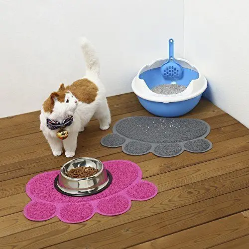 Коврик для кормления домашних животных маленькая собака/щенок/кошка/котенок/коврик для еды блюдо/миска
