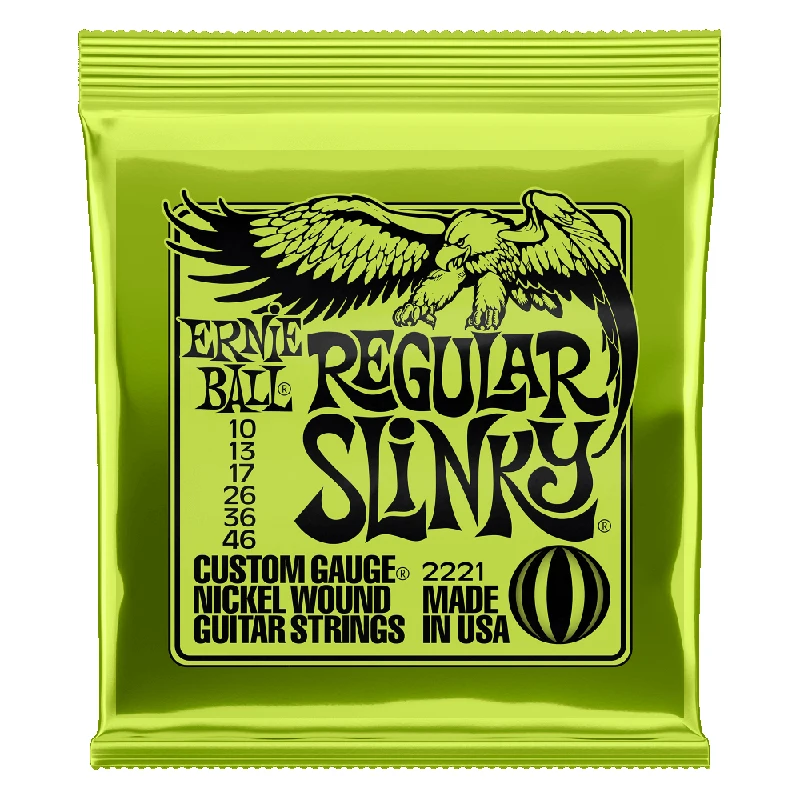 Ernie Ball 2221 10-46 обычные обтягивающие Струны для электрогитары