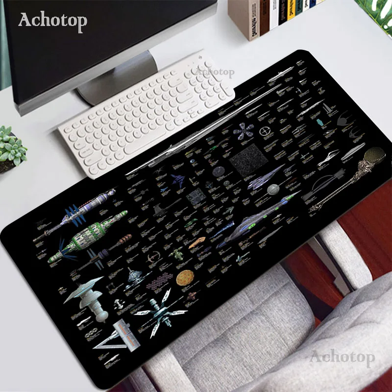 Stargate Mouse Pad Xxl Grande para Gamer Teclado Escritório Mesa Jogar - Imagem 5