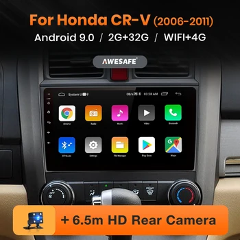 

AWESAFE PX9 for Honda CR-V 3 2006-2011 CRV CR V Car Radio Multimedia video player GPS No 2din 2 din Android 9.0 2GB+32GB