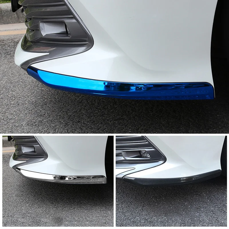 Car Front Bumper Front Shovel for Toyota Camry Sports V6 XSE SE 18-20 Lip Anti-Collision Anti-Scratch Strip Accessories car bumper accessories