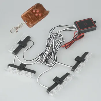 

Dash 4-LED Flash Light Emergency Warning Parts Strobe Lamp Replacement