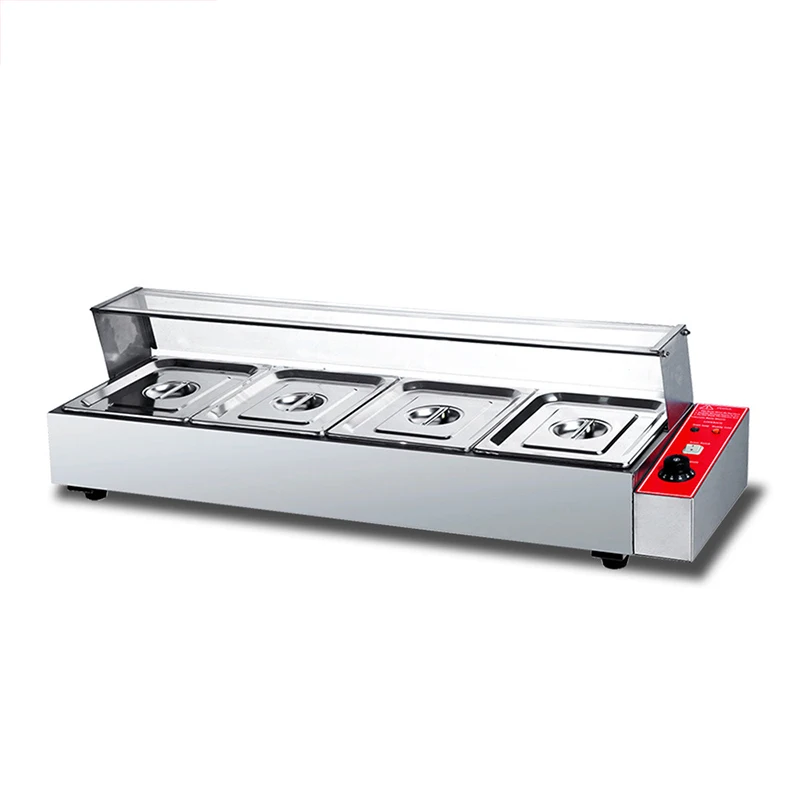 BM-4 Electric Hot Soup Pool Electric Heat Insulation Soup Pool Stainless Steel Insulation Station Fast Food Car Electric Stove