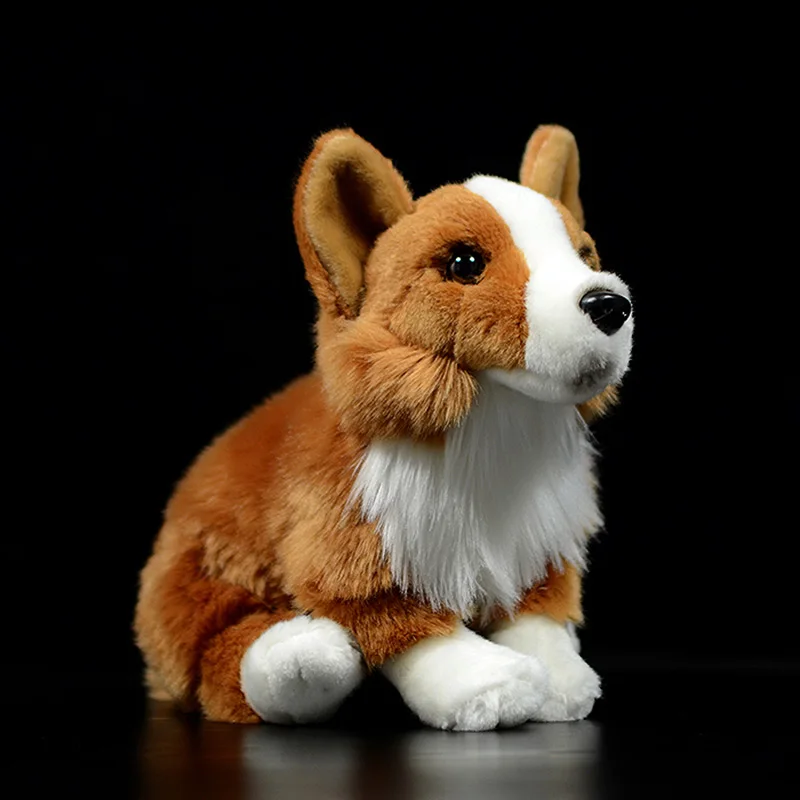 

Cute Welsh Corgi Pembroke Simulation Doll Lovely Brown Pets Dog Dolls Animals Soft Stuffed Plush Toy Child Kids Gift Collection