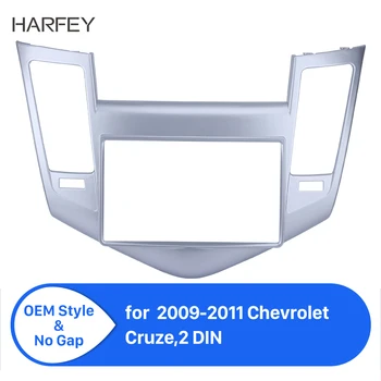 

Harfey 2din Car Stereo Radio Fascia Panel refitting for Chevrolet Cruze DVD Stereo Auto frame Trim Kit 173*98 178*100 178*102 mm