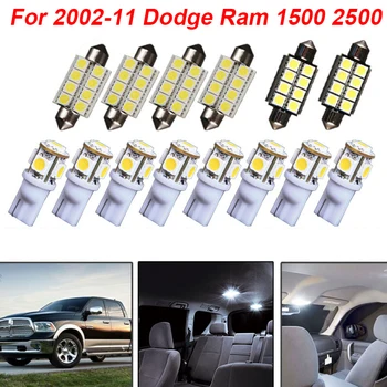 

6500K LED Lights White Auto Interior For Dodge Ram 1500 2500 2002-2011