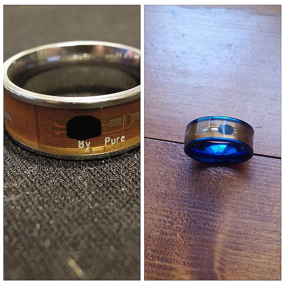 NFC Smart Ring Multifunctional Stainless Steel Waterproof Intelligent Digital Technology Ring High-end Gifts Fashion Jewelry - Image 3