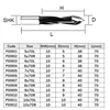 1pc Tungsten Carbide Alloy Drill Bit Woodworking Through Hole Drill CNC Router Bit Drill Resistant Dia.5-10mm Hole Making Drill ► Photo 2/6