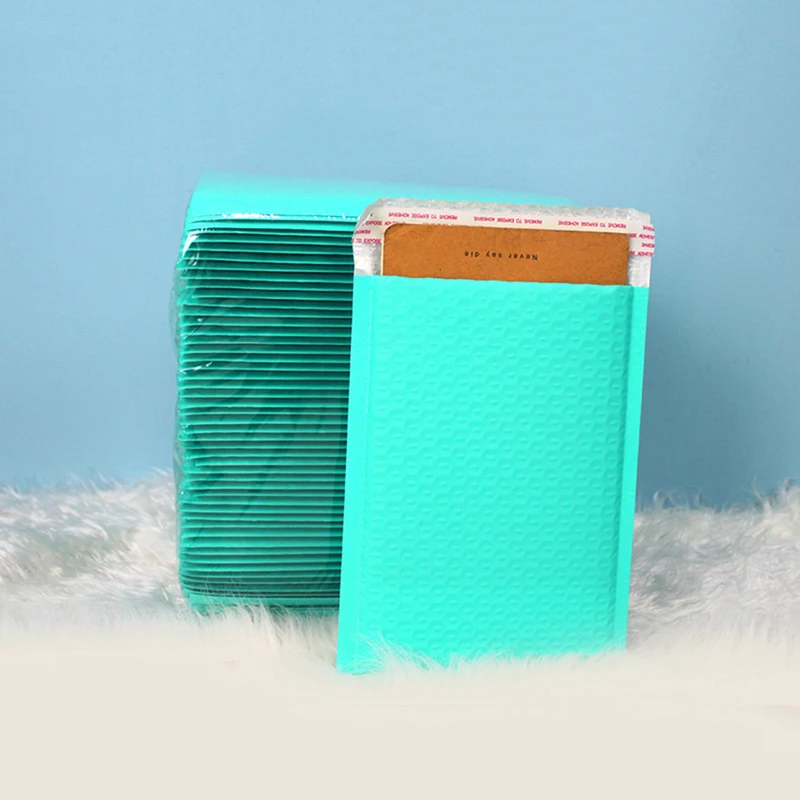 10 шт 180x230 мм пригодные для использования пространства Teal поли пузырчатая