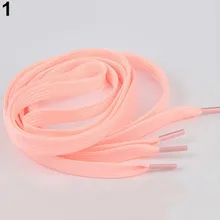 100 см одна пара кроссовок спортивная обувь кружево полиэстер неоновый цвет светящиеся шнурки stringhe scarpe schoenveters эластичная обувь кружево