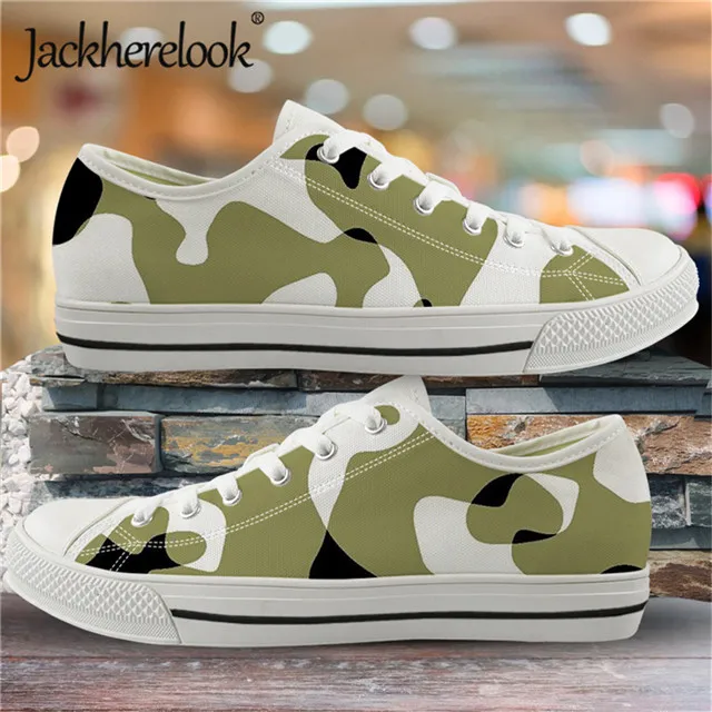 Jackherelook/Модная камуфляжная парусиновая обувь для мальчиков и девочек; Новинка года; кроссовки; уличная Вулканизированная обувь; низкая прогулочная обувь - Цвет: HMC2776Z39A
