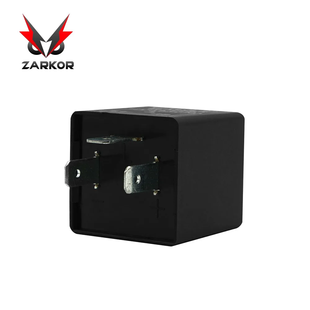 Zarkor 3 PIN Universal Adjustable Frequency LED Blinker Flasher Relay Fix Turn Signal Hyper Flash Issue CF14 12V 0.02-20A | Автомобили и