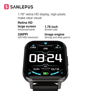 Image 3 - SANLEPUS 2021 NEW Smart Watch Sport Heart Rate Monitor Waterproof Fitness Bracelet Men Women Smartwatch For Android Apple Xiaomi