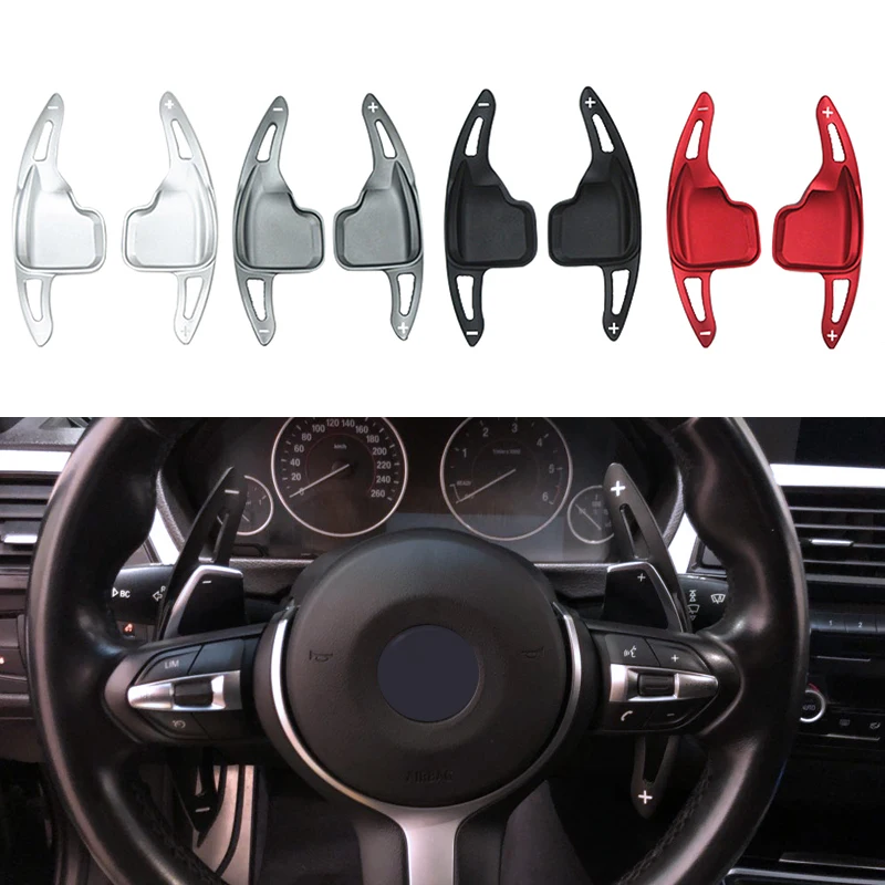 Paar Auto Lenkrad Shift Paddle Shifter Verlängerung Aluminium Für BMW F30 F31 F32 F10 F20 F22 F15 F16 GT Z4 X1 X3 X4 X5 X6 – Detail 1
