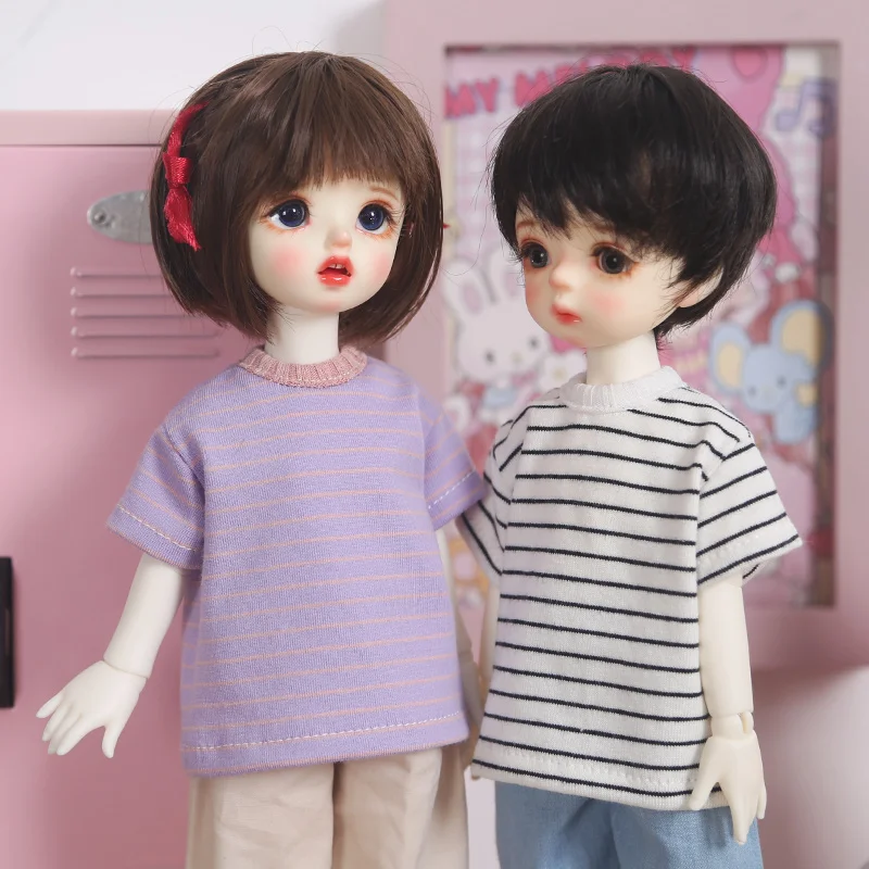 1/6 BJD Doll Clothes T-shirt Denim Pants for Doll 1/6,Blyth, Yosd, 30cm BJD Doll Accessories