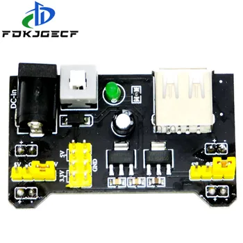 

5PCS MB-102 Bread board dedicated power module compatible 5V, 3.3V Breadboard power module