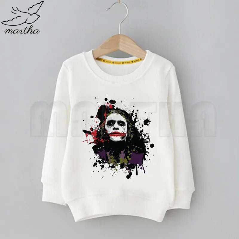 D Джокер, Хоакин, Феникс, толстовки с рисунками из мультфильмов, детские толстовки с капюшоном, милые модные толстовки, Детская забавная одежда, детские толстовки с капюшоном - Цвет: D