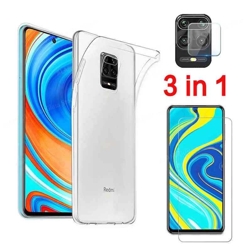 Прозрачный мягкий силиконовый чехол из ТПУ Для Xiaomi redmi note 9s противоударный для Redmi