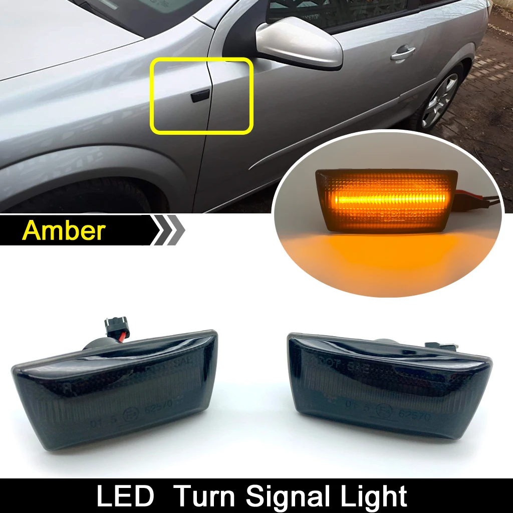 

Для Opel Adam Astra, Chevrolet Aveo, Holden, Cruze, Cadillac, Buick, Daewoo, дымчатые линзы, светодиодный, боковой, габаритный фонарь, янтарь, указатель поворота