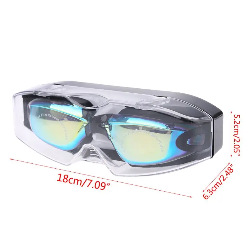 Professional Silicone Swimming Goggles Anti-fog UV Protection Sport Glasses Eyewear With Earplug For Men Women Silicone