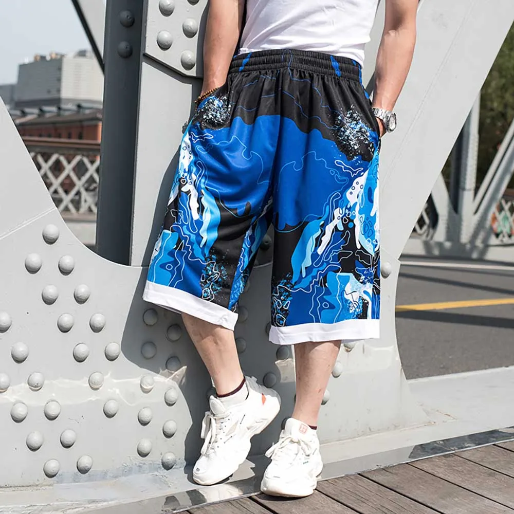 Men's Casual Shorts, Hip Hop Streetwear, Sportswear Bottoms