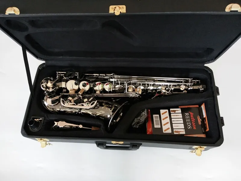 Germany JK SX90R Keilwerth Saxophone Alto Black Nickel Silver Alloy Alto Sax Brass Musical Instrument With Case Mouthpiece Copy