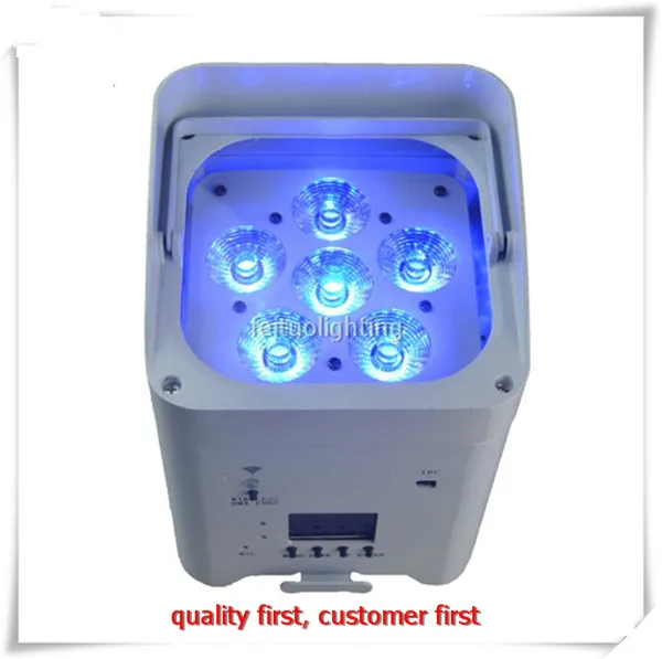 E-2-30pcs беспроводные питание от батарейки led par 6x12 Вт wifi rgbwa+ uv 6в1 батарея светодиодный прожектор для сцены dj Вечерние огни