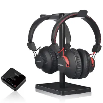 

Avantree HT41899 Dual Bluetooth 5.0 Wireless Headphones for TV Watching with Transmitter Digital Optical AUX RCA PC USB