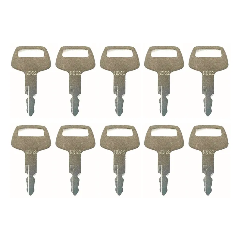 10Pc key For Hyundai HD62 Excavator Key Excavator Dosers For Hitachi
