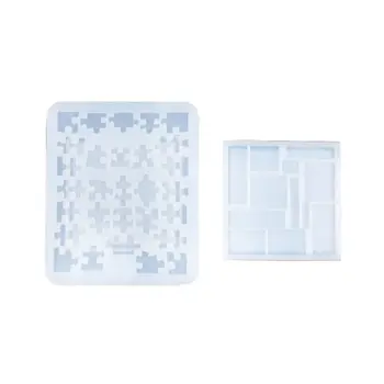 

Tangram Puzzle Mold Geometric Building Blocks Resin Mold Puzzle Game Mold Tools