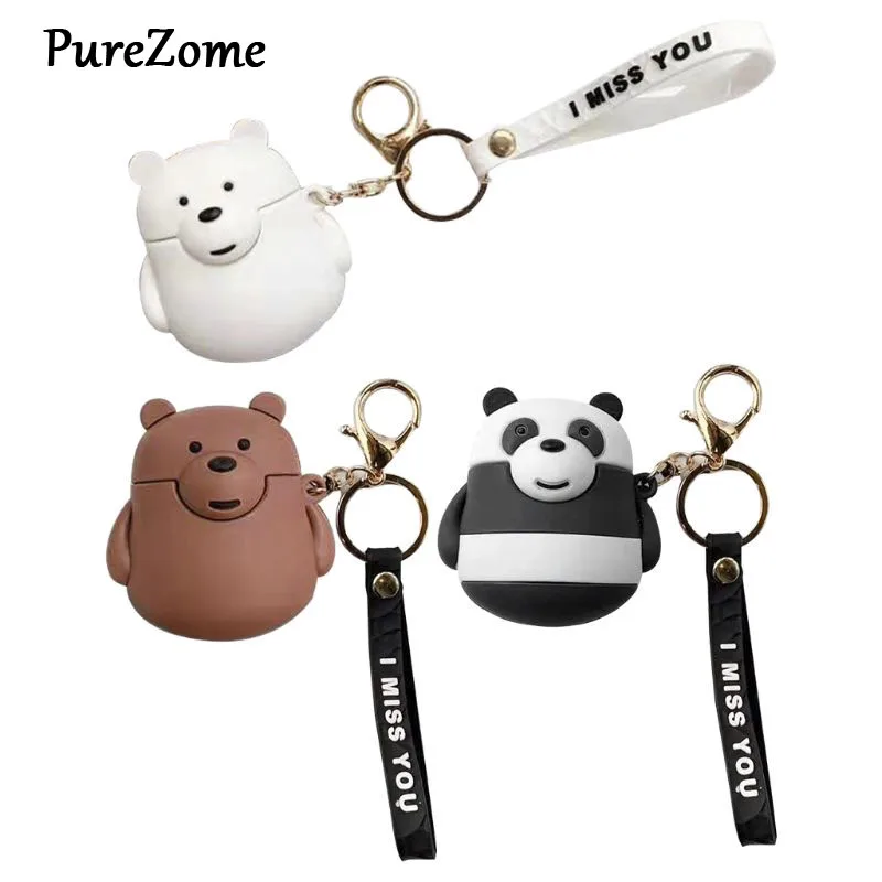 

Cute Bear Style Protective Case Soft Silicone Cover for Airpods 1/2 Charging Box