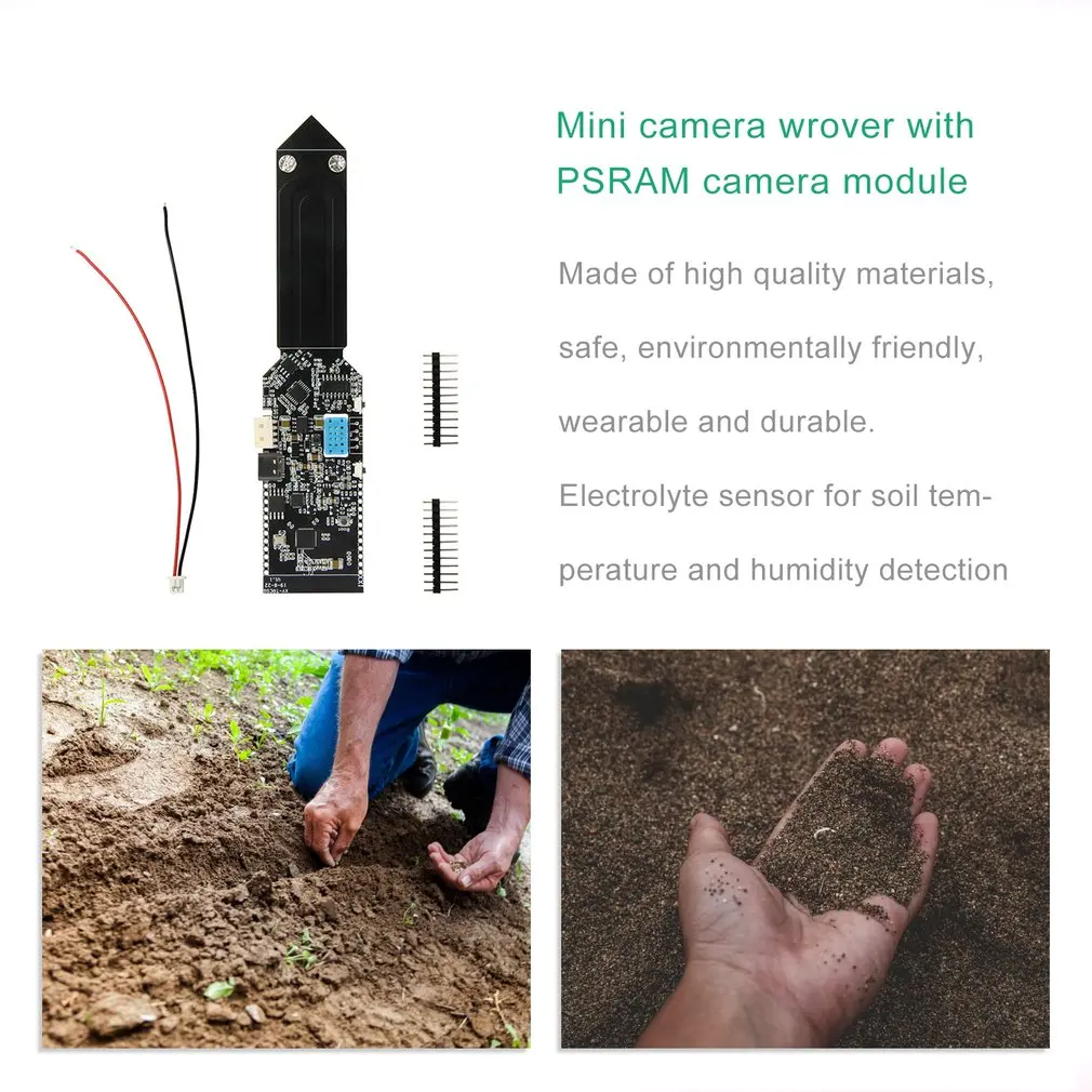 T-Higrow ESP32 WiFi и батарея и DHT12 температура почвы и влажность фотометрический электролитический датчик