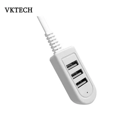 Высокоскоростной 3 порта USB OTG концентратор USB 2,0 для зарядки и синхронизации данных разветвитель адаптер 0,3 м/1,2 м кабель для ноутбука Macbook ноутбук PC Newst