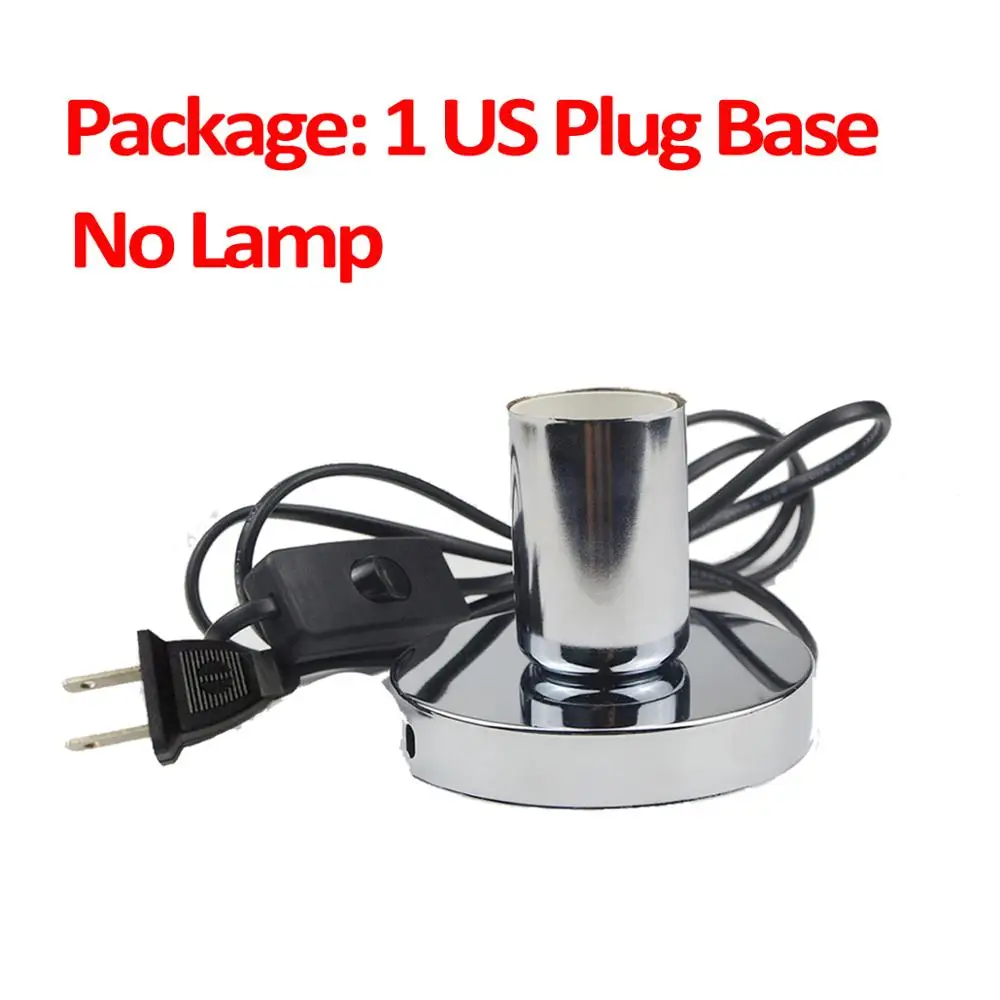 UVC кварцевая лампа для дезинфекции дома УФ лампа 220 В 110 В бактерицидная лампа бактерицидный свет E27 ванная комната Антибактериальная лампа - Мощность в ваттах: 1 US Plug No Lamp