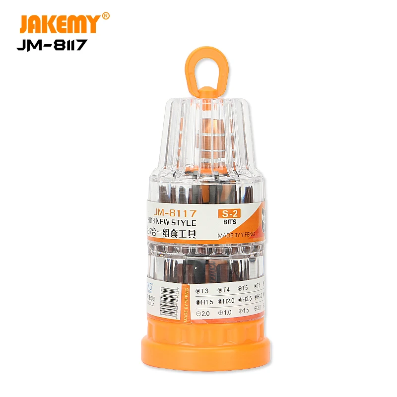 JAKEMY JM 8117 37 в 1 прецизионный Набор отверток S2 набор ручных инструментов для ремонта DIY для мобильного телефона комплект инструментов для компьютера|Наборы ручных инструментов|   | АлиЭкспресс