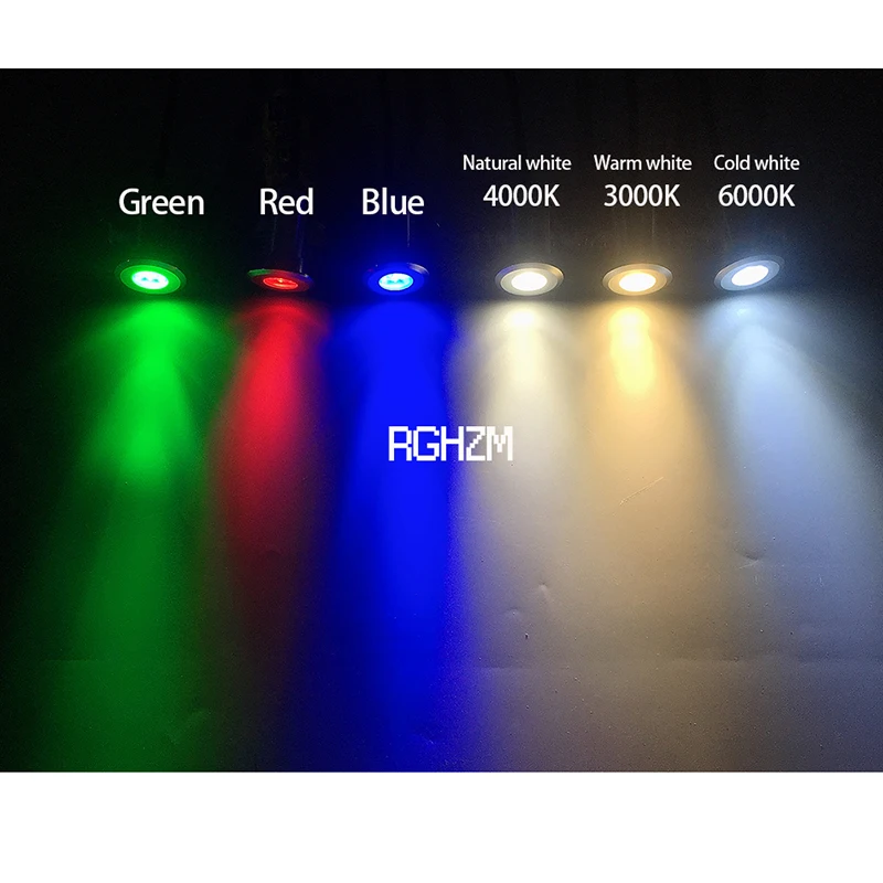 Garden Decoration Lamps 1W-5W LED Underground Light Ground Garden Path Floor Lamp Outdoor IP67