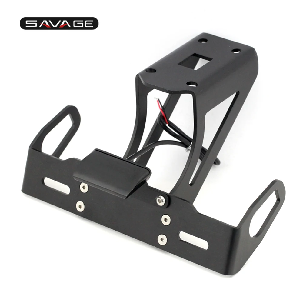 

For KAWASAKI Z1000 Z1000SX NINJA 1000 Black Motorcycle Tail Tidy Fender Eliminator Registration License Plate Holder LED Light