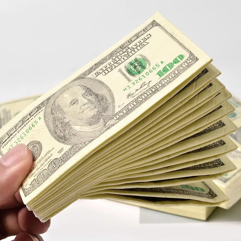 Одноразовые салфетки из чистого дерева 10 листов/упаковка забавные бумажные с