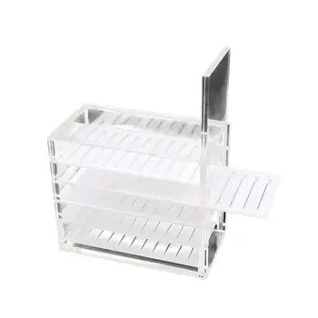 

False Eyelash Storage Box Fake Eyelash Display Rack Acrylic Eyelash Box Drawer Multilayers Dispaly Stand with Scale