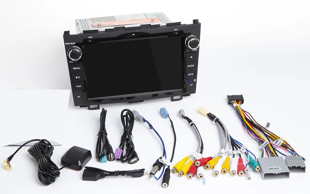 Excellent DSP IPS Android 9 Car DVD Stereo Multimedia Player GPS for Honda CRV CR V 2007 2008 2009 2010 2011 with BT Wifi Radio 2