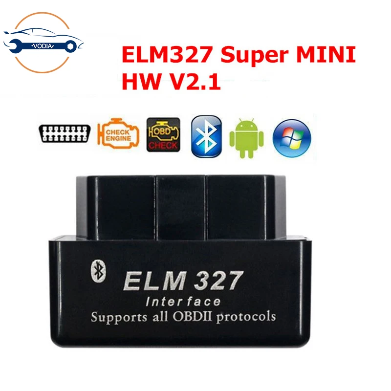 ELM327 V2.1 Bluetooth OBD OBD2 автоматический считыватель кодов работает Android/PC поддерживает мультибрендовые автомобили и многоязычный OBD2 сканер инструмент