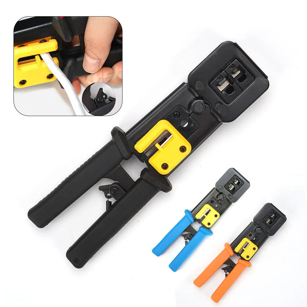 EZ Rj45 щипцы ручные сетевые инструменты плоскогубцы Rj12 Cat5 Cat6 8p8c инструмент для зачистки кабеля Зажим Щипцы Зажим многофункциональные проволоки